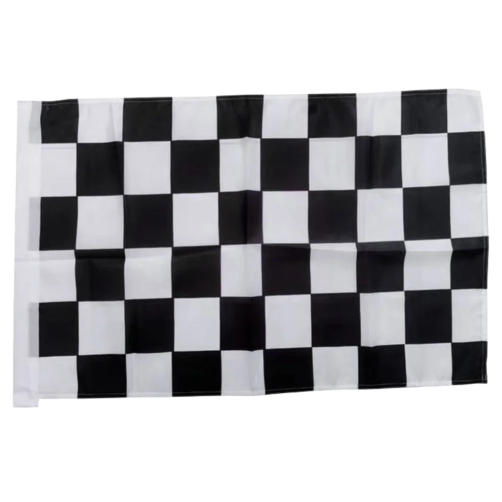 

Racing Flag Checkered Race Car Flags Party Supplies Costume Banner Small Handheld