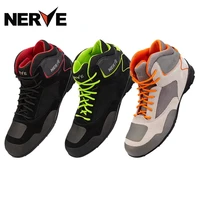 nerve stylish colorful motorcycle riding shoes breathable motorcycle sneakers cross country racing boots knight equipment