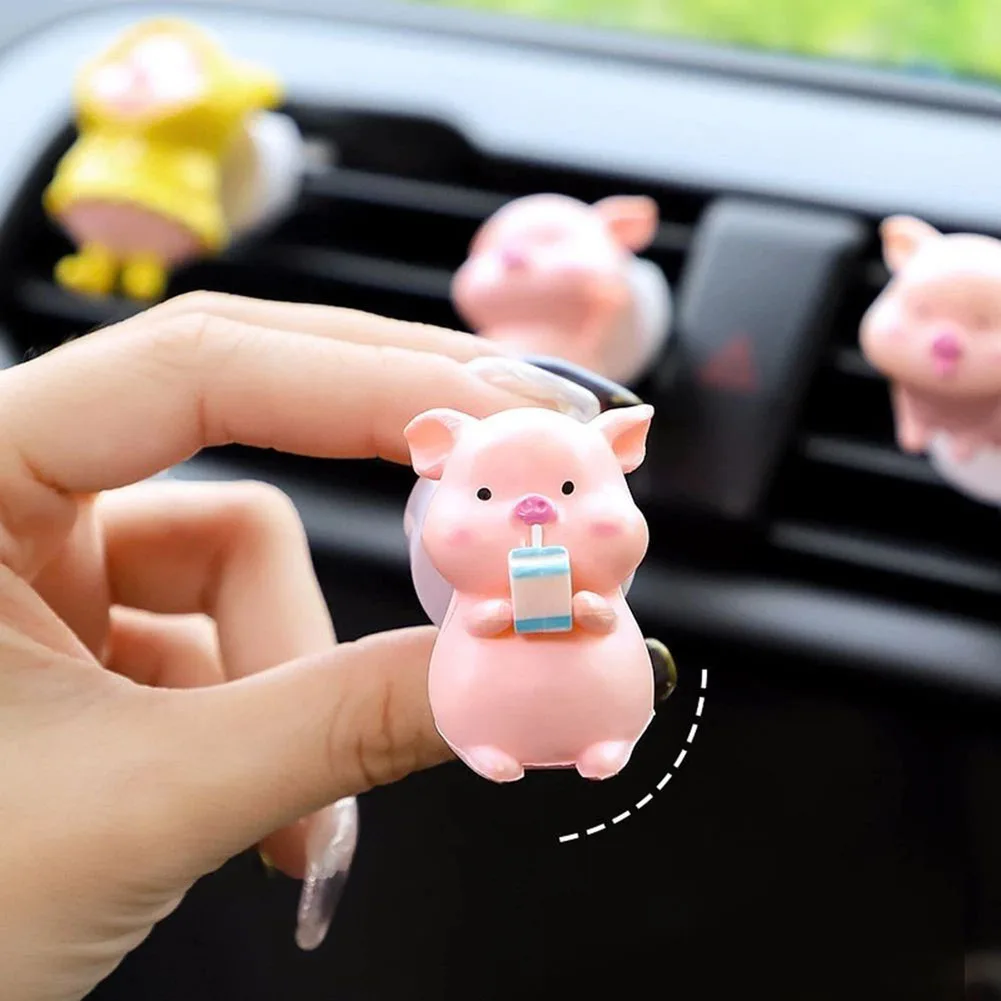 

Parts Car Perfume Clip Pig Replacement Decoration Accessories Air Freshener Car Air Outlet Perfume Clip Clip Practical