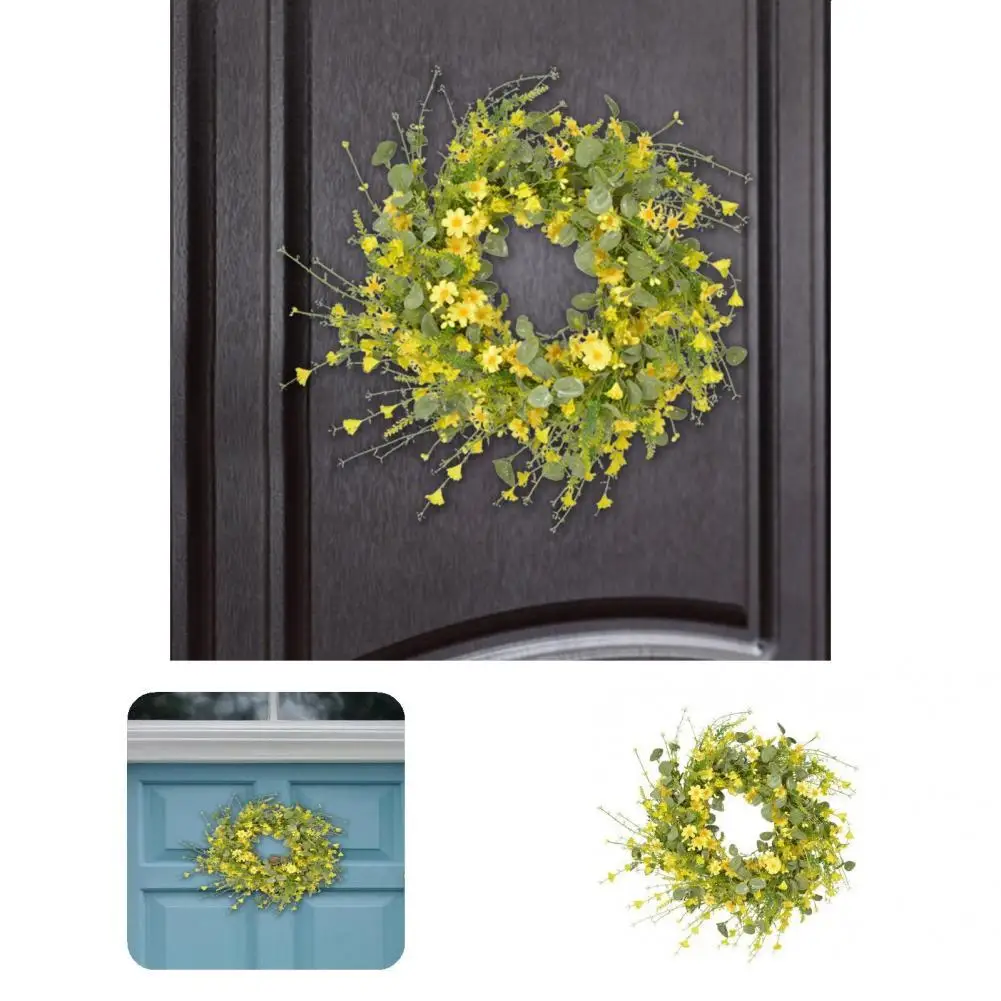 

Strong Construction Lightweight Vivid Modern Style Artificial Wreath for Home