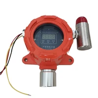 china factory supply high precision fixed single combustible or toxic gas detector with light and sound alarm