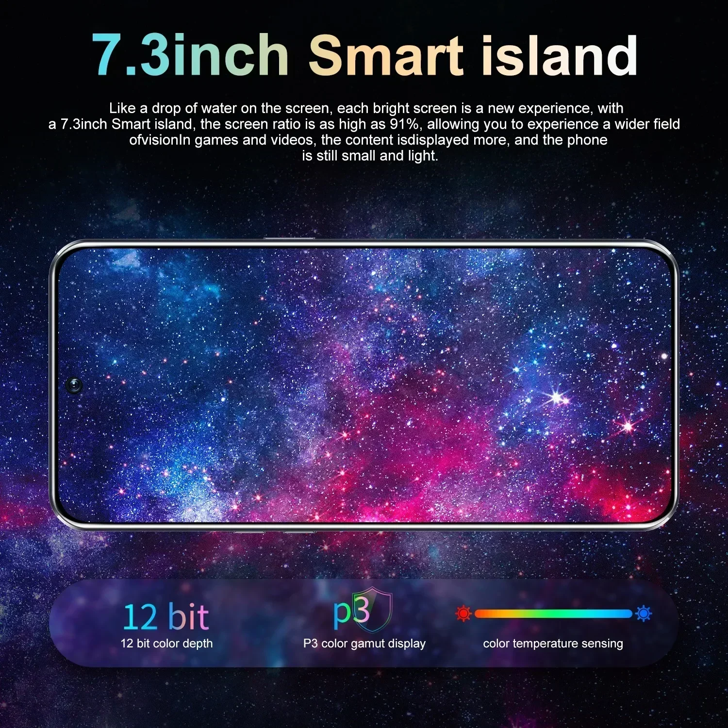Новый смартфон GT20 Pro 7 3-дюймовый оригинальный мобильный телефон Android14 16 ГБ + 1 ТБ 7800