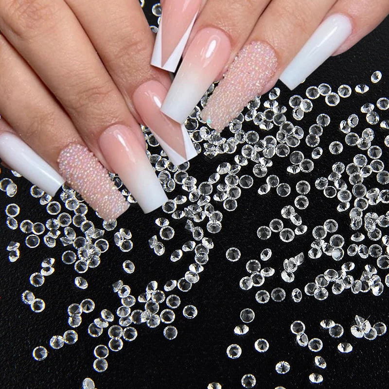 

1440 шт./партия, разноцветные стразы для маникюра, 1,2 мм