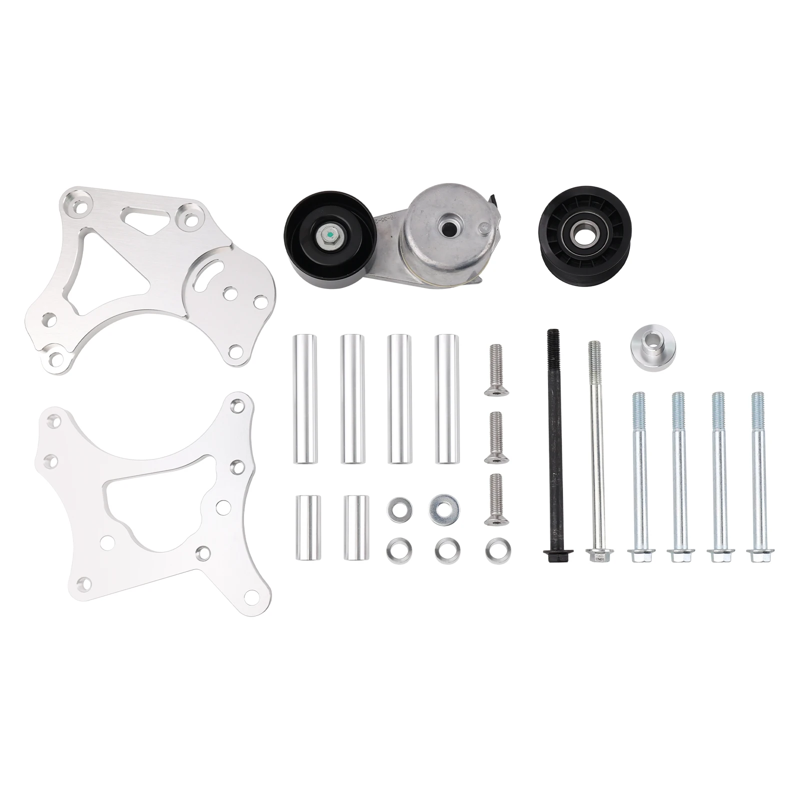 Фото Кронштейн генератора заготовки, совместимый с SUV TRUCK S10 LS Swap LS1 LS3 LSX LQ4 LQ9 4.8L 5.3L 6.0L 551780-3 551779-3 A/C №3