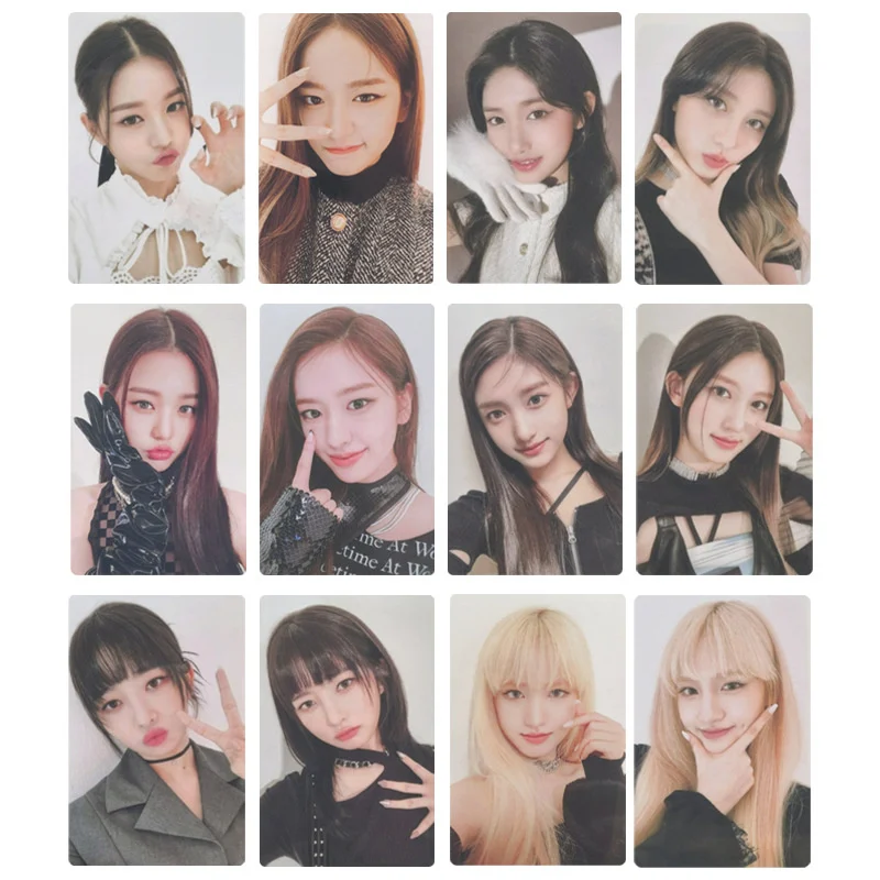 

KPOP 6 Pcs/set IVE Album Hallyu Photo Cards New Album, Printed Cards, Posters, Fan Support Gifts Collection Cards LOMO Cards LIZ