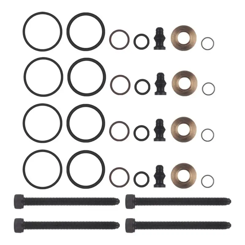 Фото 4x комплект уплотнений и болты для форсунок Pd подходят для Bosch для Audi Vw 1.4 Tdi 1.9 Tdi 2.0 Tdi, автомобильные аксессуары для впрыска топлива №2