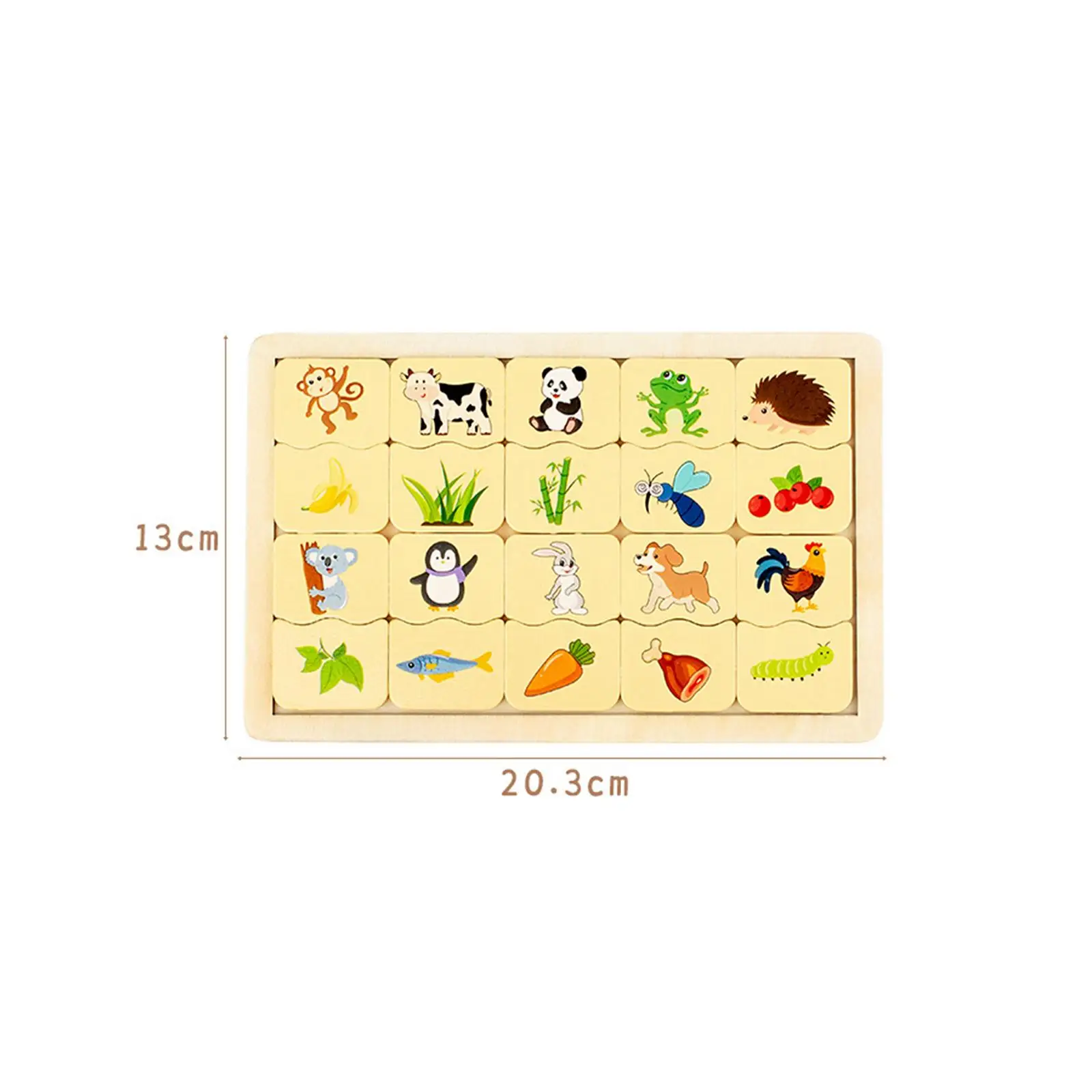 Montessori Wooden Puzzle Imagination Sorting Board for Infants Birthday Gift