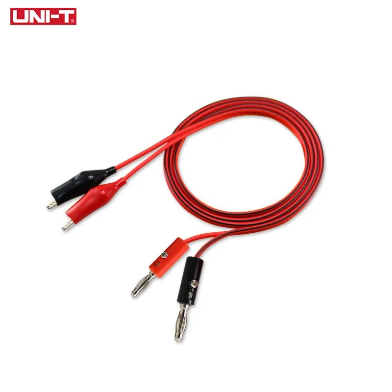 

UNI-T 1m Crocodile Clip For Multimeter Probe Alligator Cilp to AV Banana Plug Test Lead DC Power Supply Tester Cable DIY Tool