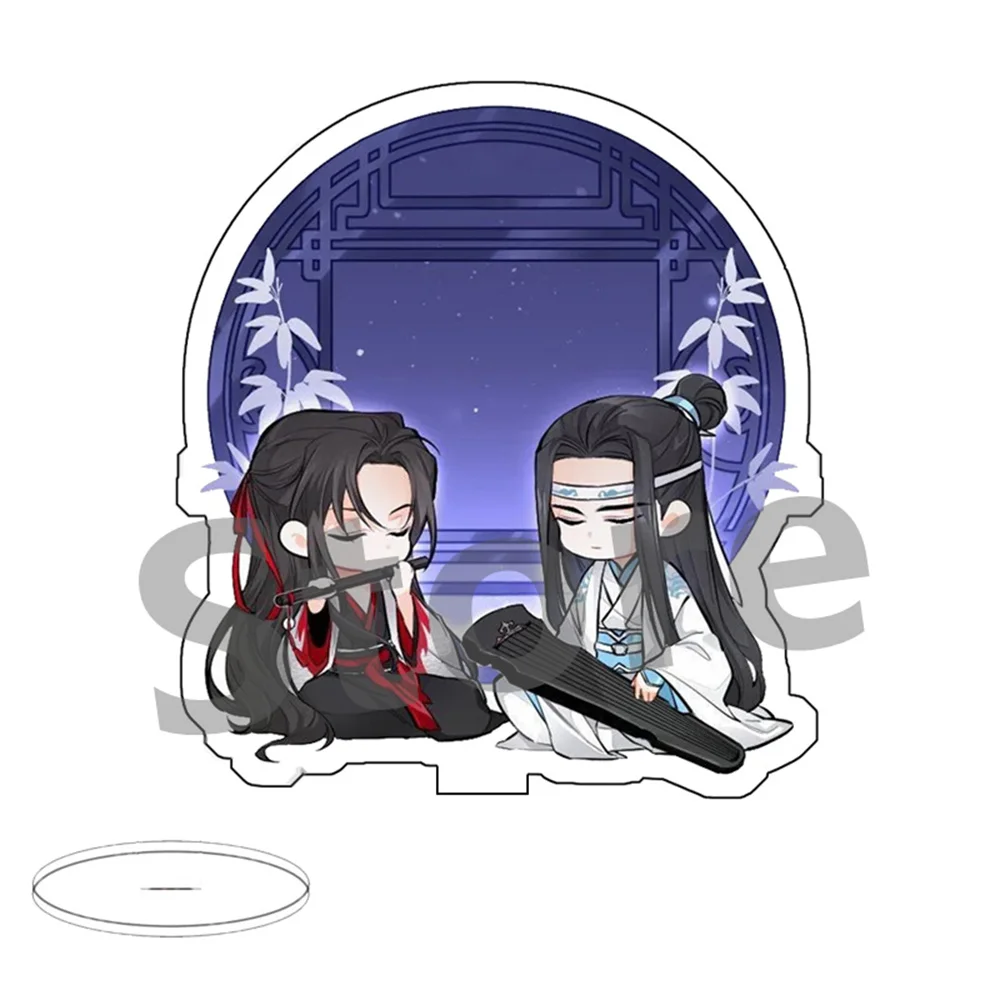 Аниме Mo Dao Zu Shi милая акриловая фигурка-подставка 15 см Lan Wangji Wei Wuxian мультяшный