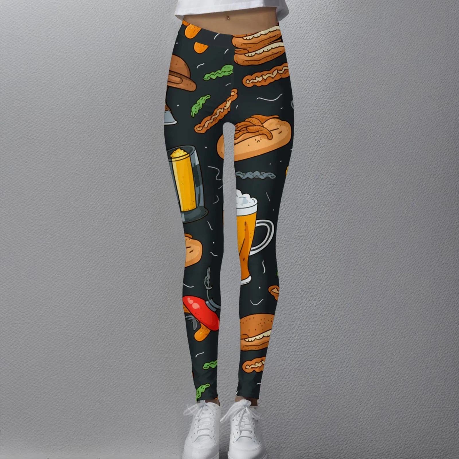 

Женские Бесшовные Леггинсы с высокой талией, Осенние Теплые облегающие эластичные спортивные штаны для фитнеса и йоги с эффектом пуш-ап