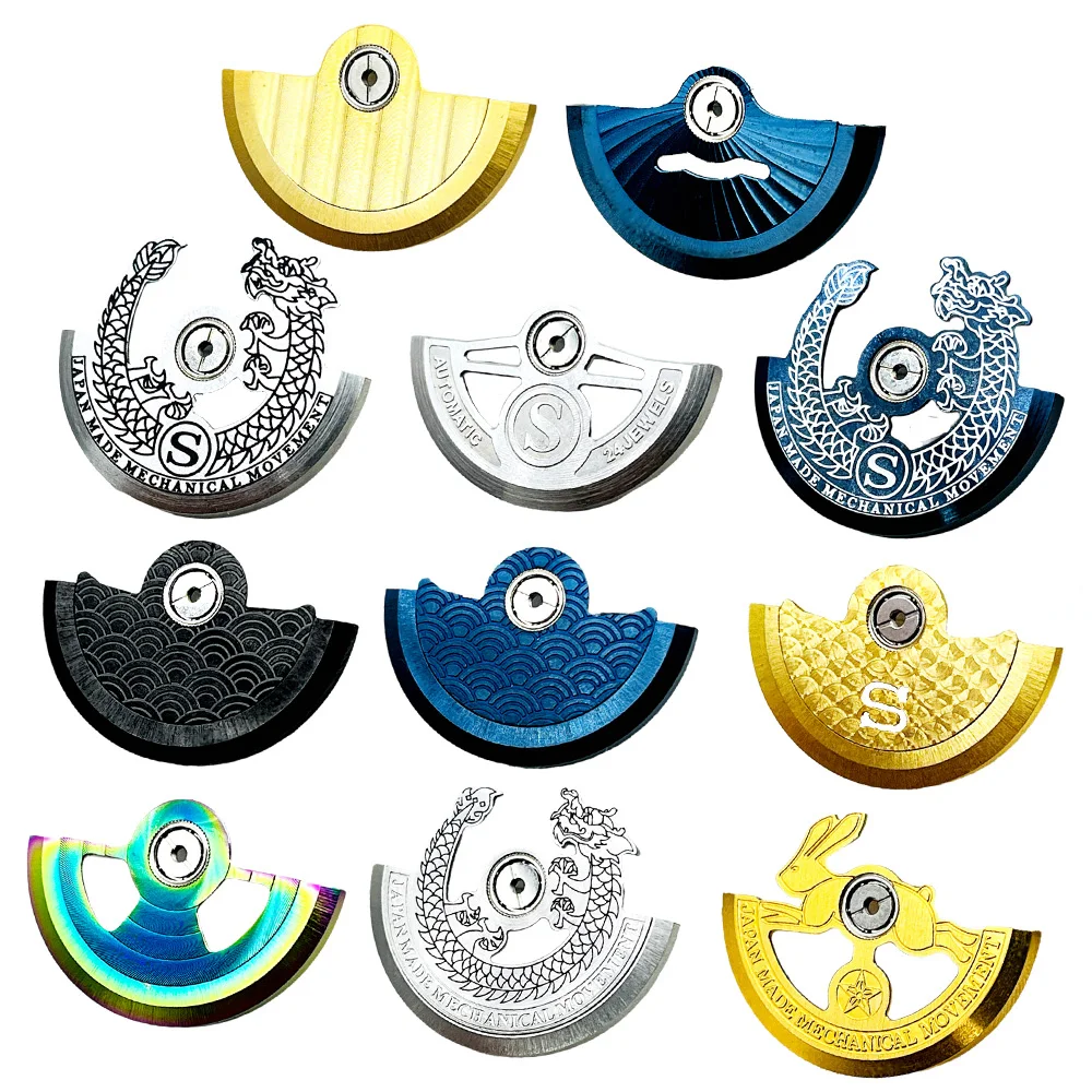 Мод NH36 NH35 Автоматический молоток-ротор подходит для NH38 NH39 4R35 7S26 детали ротора