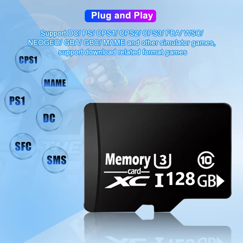 Игровая карта MIYOO MINI V2 для системы Linux Классический игровой эмулятор 64 ГБ 12000 игр 128