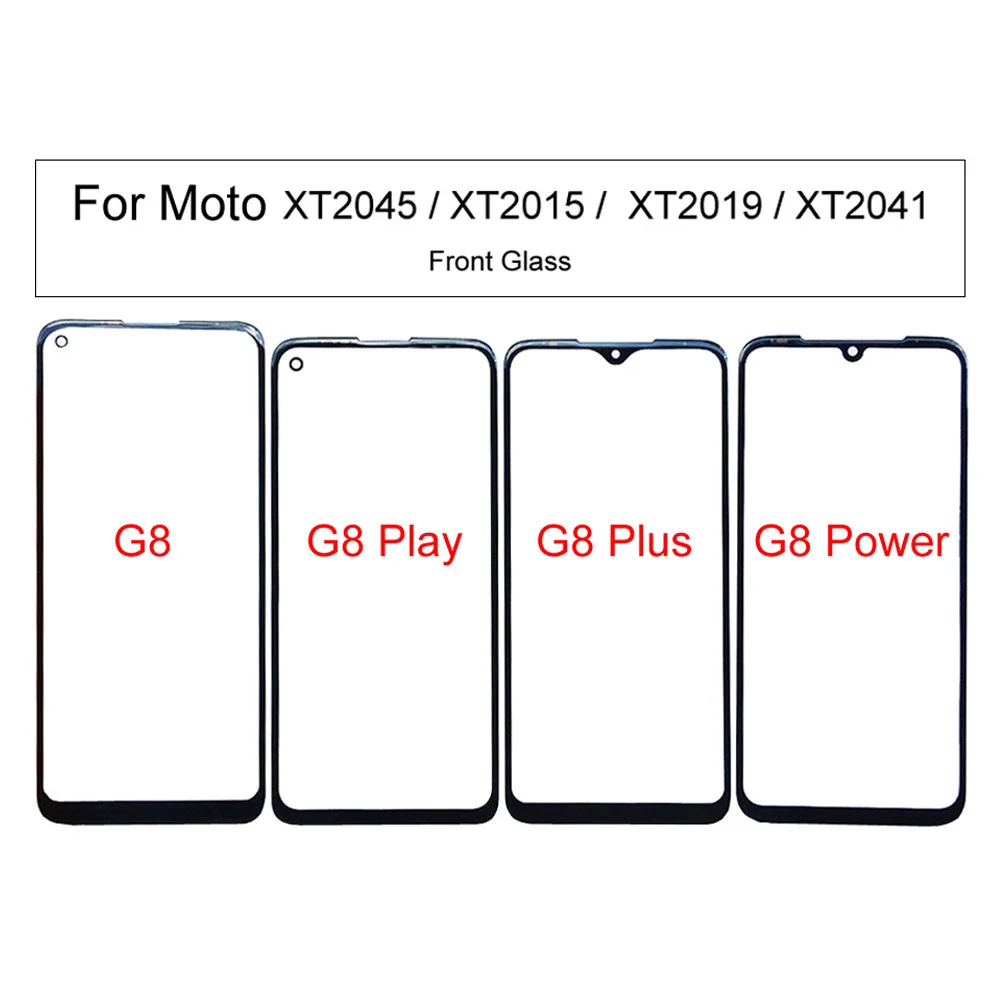 

For Motorola Moto G8 Power/G8 Play/G8 Plus Touch Screen Panel For Moto XT2015 XT2045 XT2019 XT2041 Front Outer Glass Panel