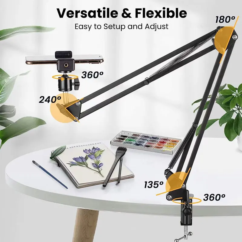 Настольная консольная подставка NB35 микрофон вращение на 360 градусов