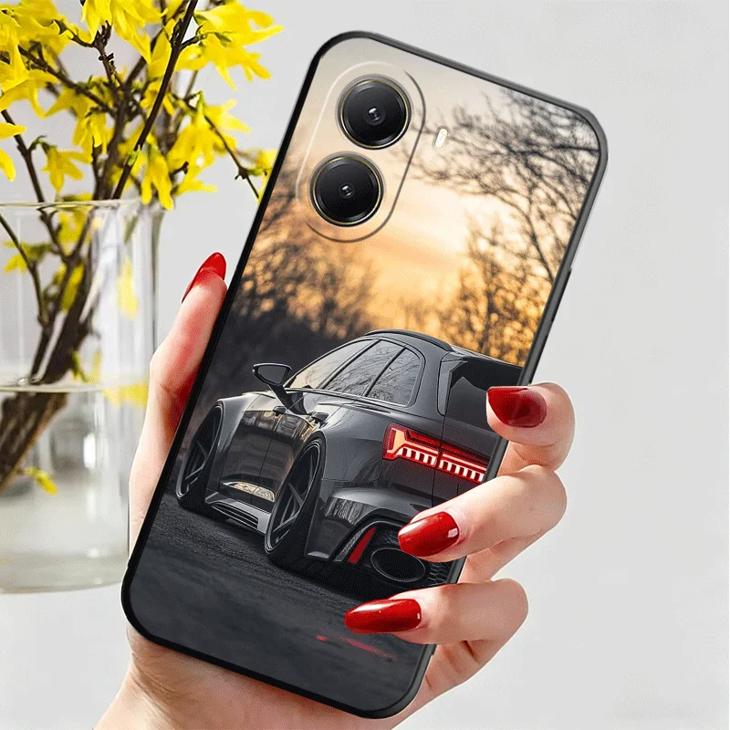 Фото Мягкий силиконовый чехол для телефона Xiaomi Poco M8 F8 X8 Pro Max Sport Car For A-Audis R-RS Shell X7 F7 M7 X6 X5 Redmi 15C 15A X4 X3 M6 №3