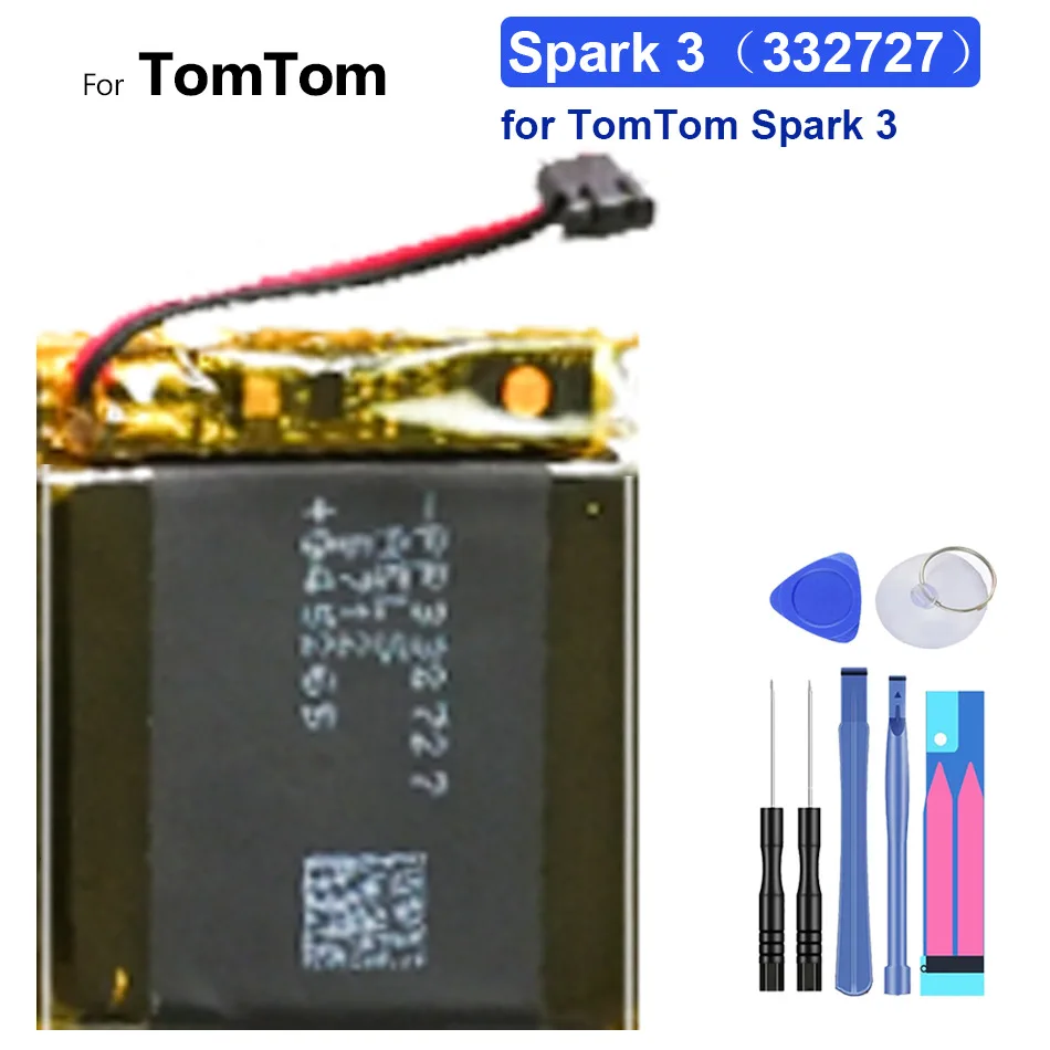 

Watch Battery Spark 3 (332727) 280mAh for TomTom Spark 3 Spark3 High Quanlity