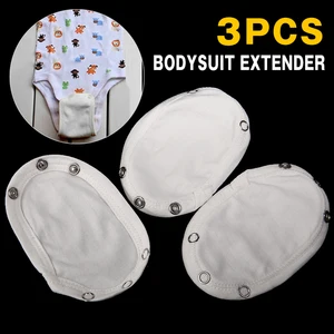3PCS Baby Bodysuit Extension Cloth Cotton Kids Romper Toddler Vest Diaper Changing Pad Jumpsuit Exte in India