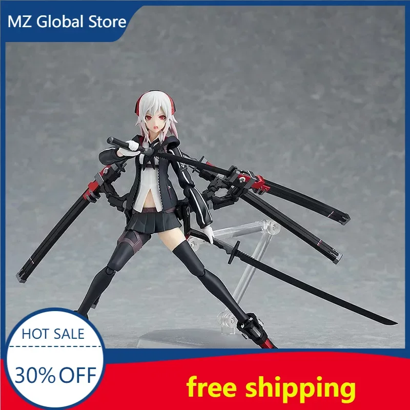 

17cm Heavily Armed High School Girls Anime Figure Figma 422 Kawaii PVC Model Doll Peripherals Small Figures Manga Anime Gift Toy