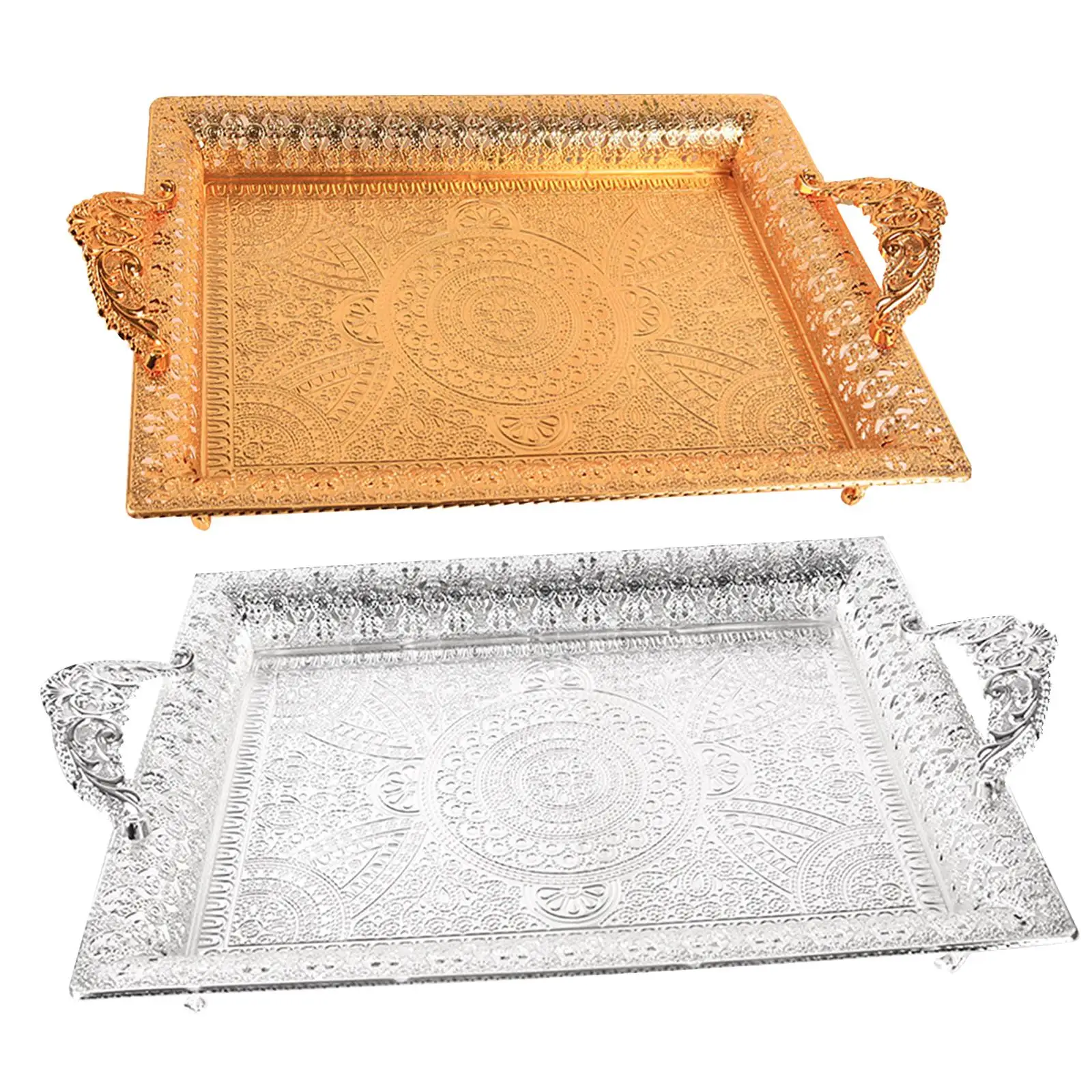 

Nordic Style Serving Tray, Bread Tray Serving Platter, Jewelry Tray Food Tray for Bedroom Kitchen Office Toilet Decoration