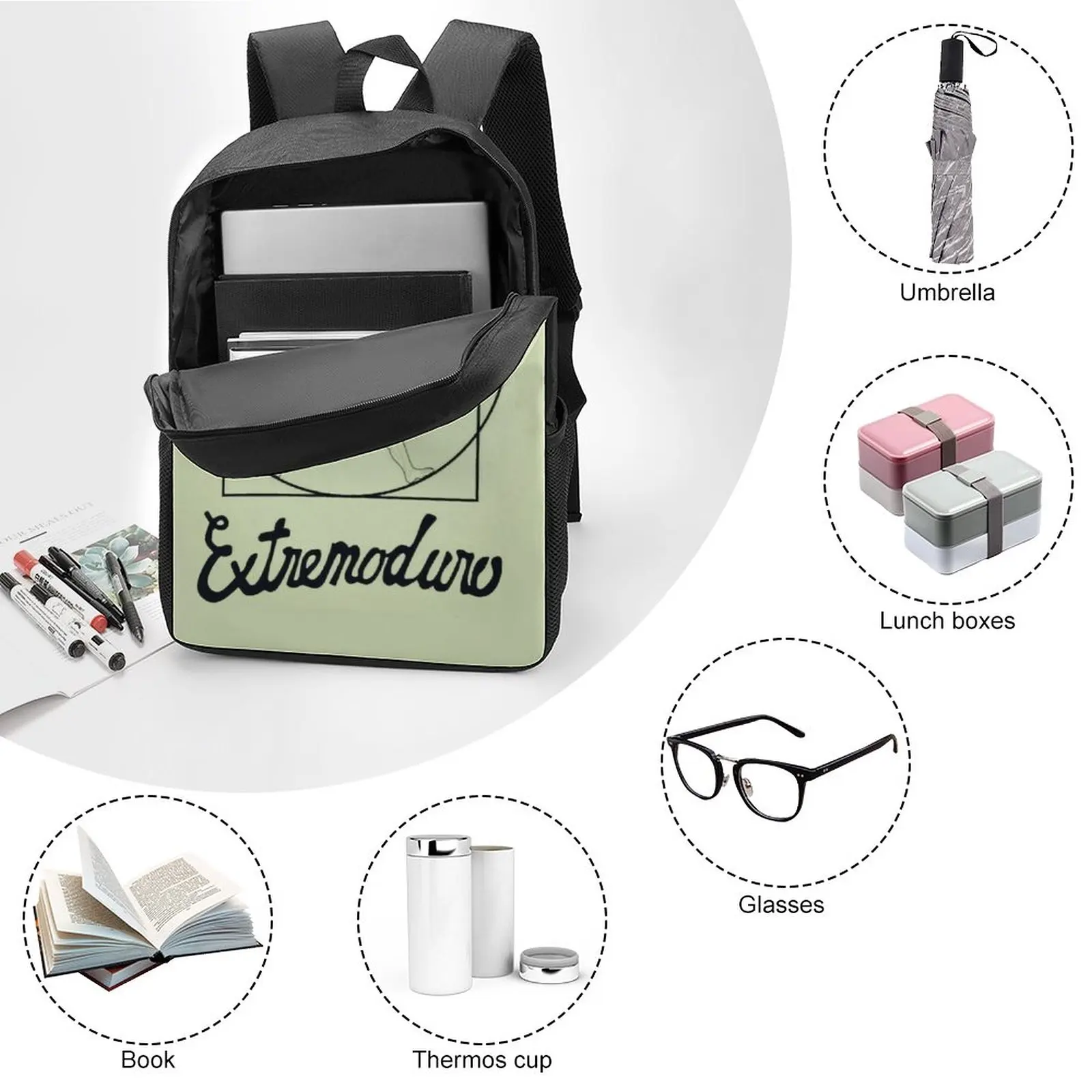 

Extremoduro Rey Del Rock, Robe Iniesta, Musica En Espanol Lasting Cozy Knapsack17 Inch Shoulder Backpack Vintage Picnics Cute