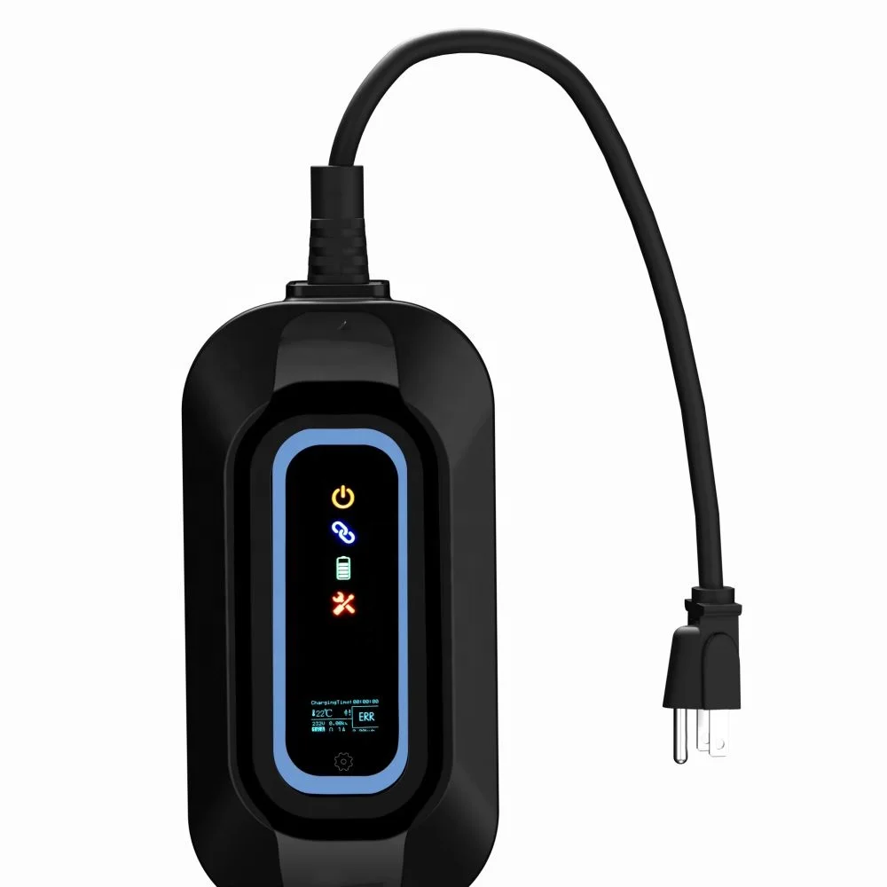 Оптовая цена на складе 7 кВт (1 фаза) Type1 Зарядное устройство для электромобилей