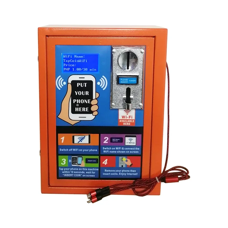 Продукт антивандолизм 24-часовой торговый автомат по Wi-Fi с монетоприемником