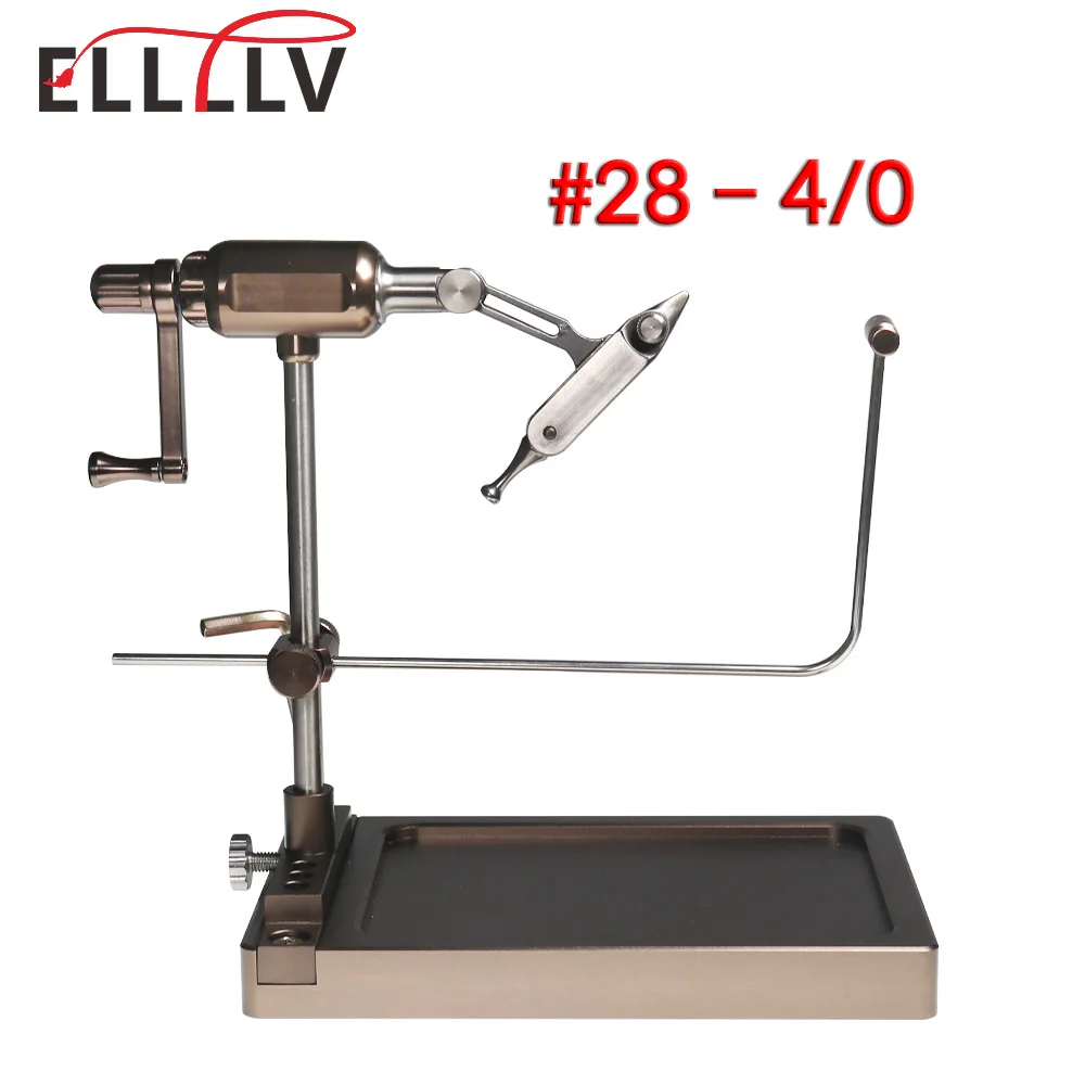 ELLLV 1 шт. вращающаяся на 360 ° сверхмощная основа для завязывания мушек тиски