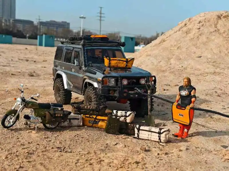 Радиоуправляемый кабельный флаг tbscrимитация деталей настроения для 1/10