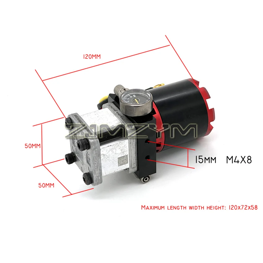 Флюоресцентный металлический Гидравлический масляный насос 0-10 МПа