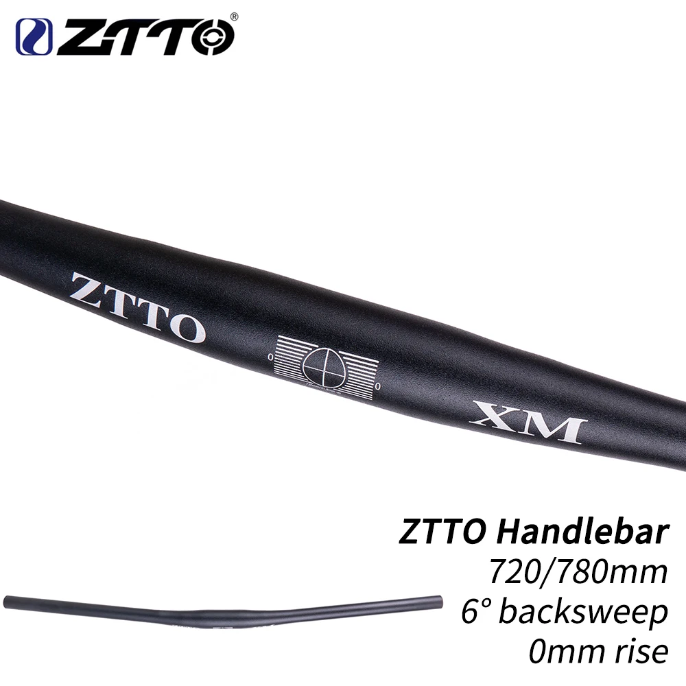 

ZTTO MTB велосипедный плоский бар 31,8*720 мм 780 мм руль из алюминиевого сплава Прочный 6 backразвертка руля для горного велосипеда