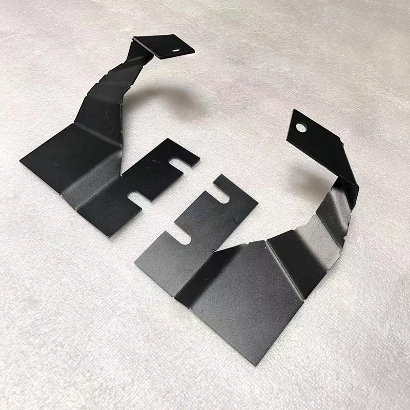 2 шт. монтажные кронштейны на стойке А стальные для переднего капота светодиодные