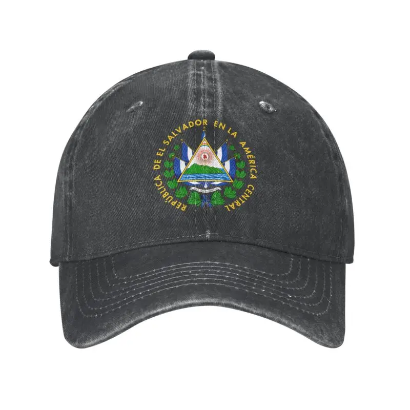 

New Fashion Cotton Coat Of Arms Of El Salvador Baseball Cap Men Women Personalized Adjustable Dad Hat Outdoor