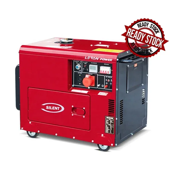 LETON POWER 50 Гц электрические дизельные генераторы 5 кВт 7 8 10 кВ кВА бесшумный