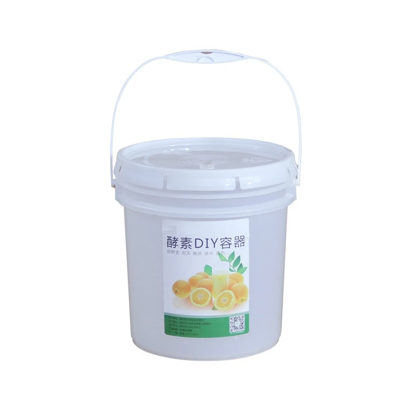 

3X 5L Plastic Bucket For Wine Fermentation Leakproof Container Beer Fermenter With Airlock Faucet And Lid