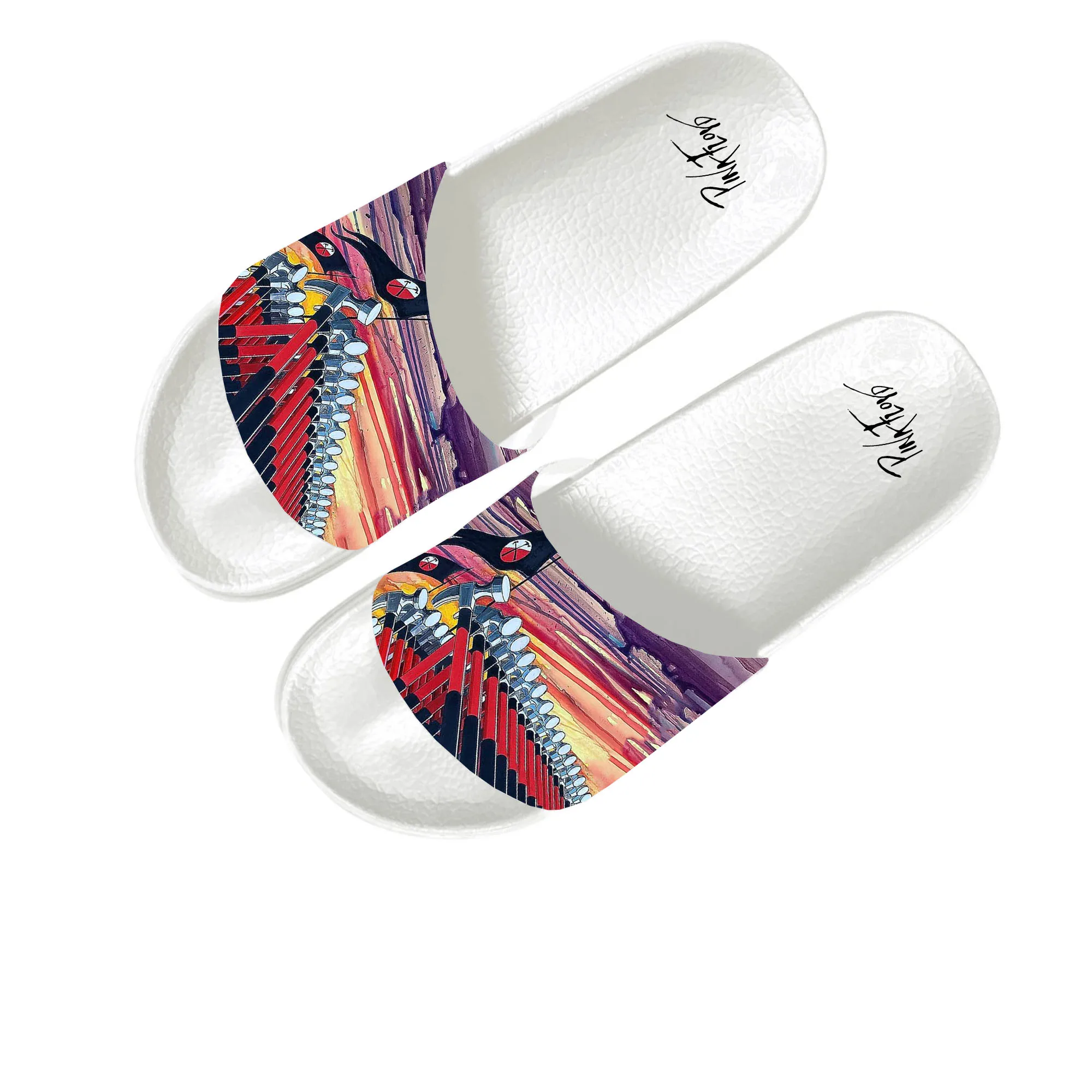 We'Re Pink Just Two Lost Souls The Wall Slippers Домашние тапочки на заказ для мужчин женщин