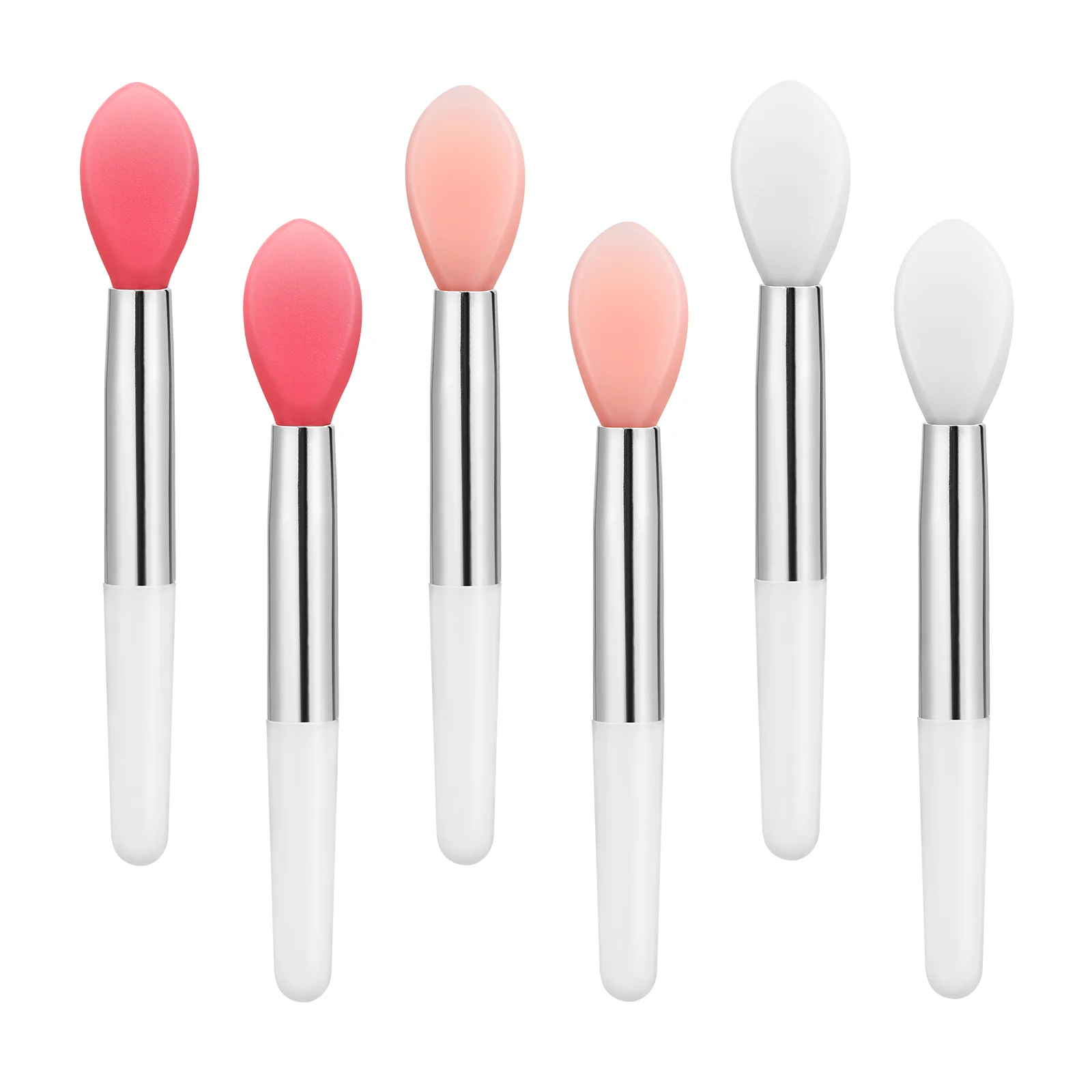 

Lip Brush Gloss Makeup Applicator Brushes Sticks Lipstick Silicone Applicators Scrub Exfoliator Eye Disposable Wands