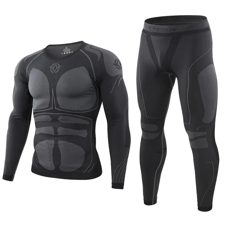 

Seamless Sight Tactical Thermal Underwear Men Winter Sets Compression Fleece Function Training Thermo Underwear Long Johns