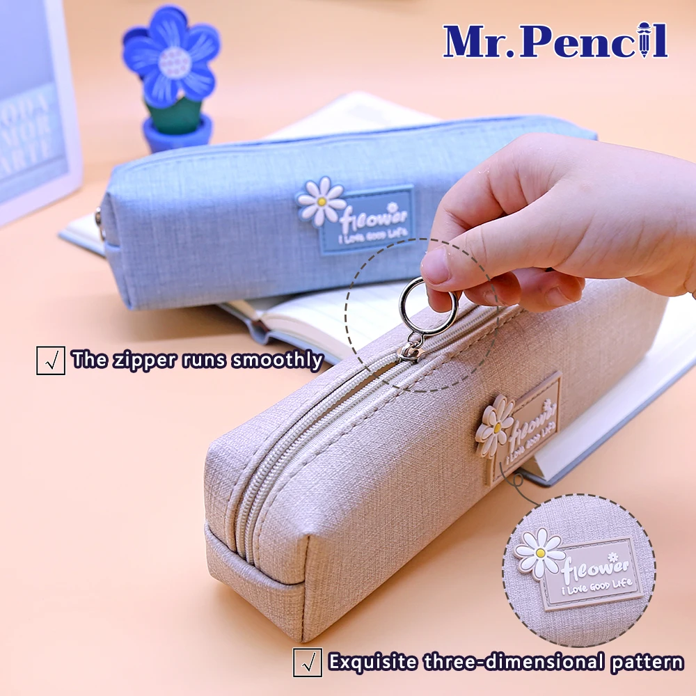 Экономичный Портативный школьный пенал чехол для ручек и карандашей сумка