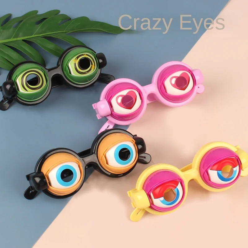 

Crazy Eyes Children Funny Glasses Toy Novelty Creative Funny Props Glasses