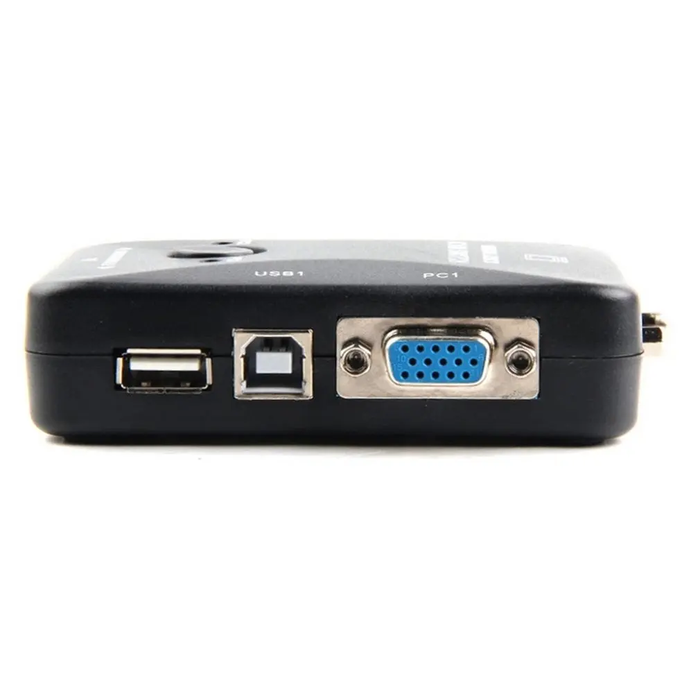 USB KVM-переключатель 2 порта VGA переключатель SVGA Box 0 KVM мышь клавиатуры 1920*1440 Vga