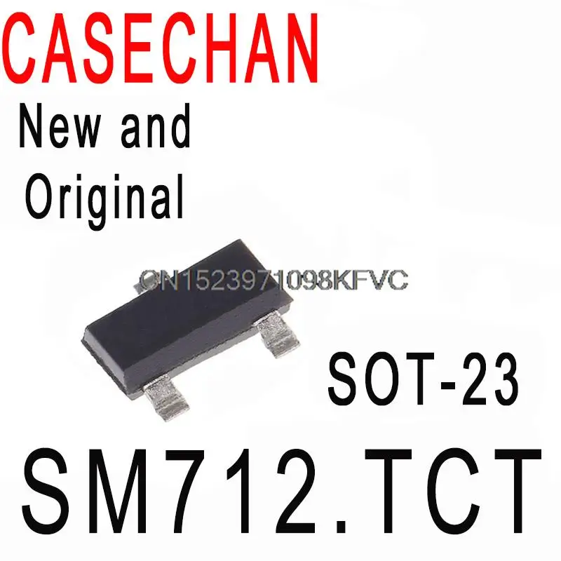 Новая и оригинальная фотовспышка SM712 712 PSM712 SOT-23, фотовспышка SM712.TCT, 20 шт.