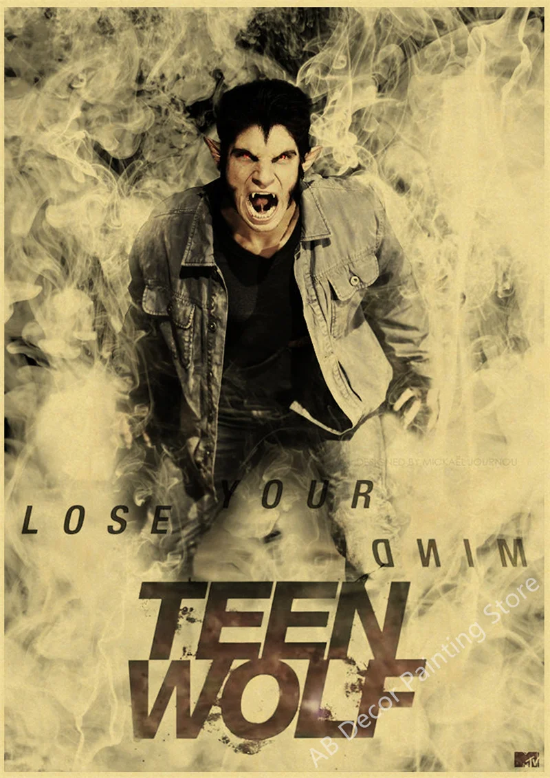 

Винтажный постер "Teen Wolf" А4/A3