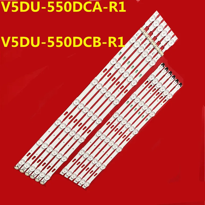 10 комплектов светодиодной ленты для подсветки UE55JU6075 UE55JU6410 UE55JU6455 UE55JU6475 UE55JU6550