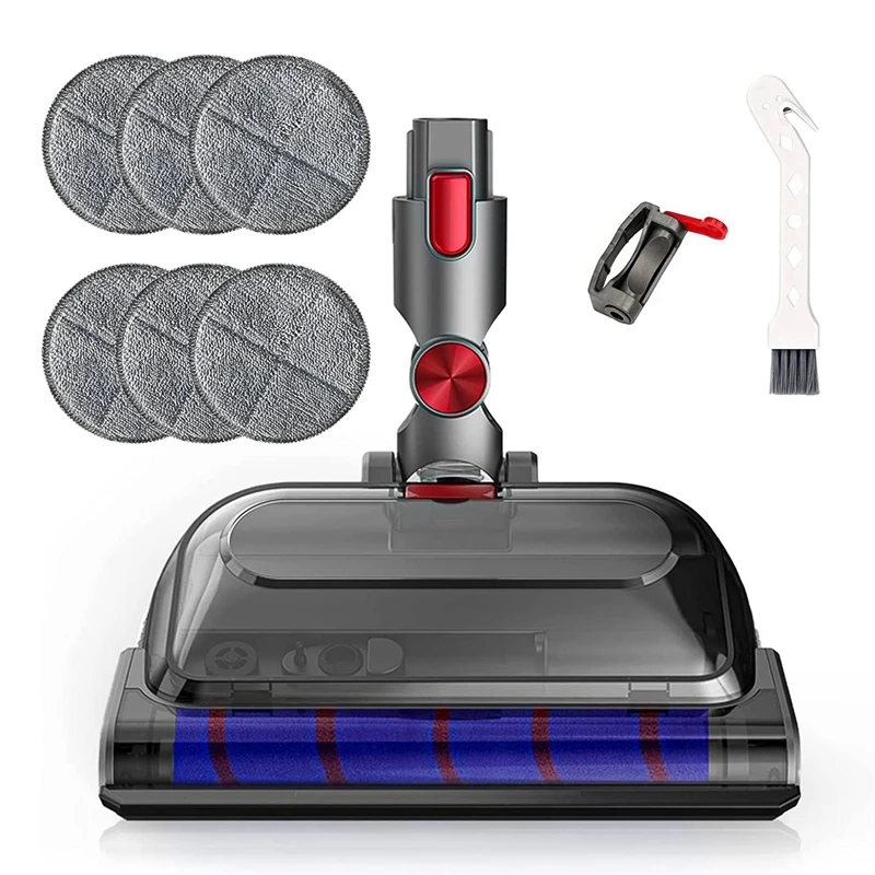 

Attachment Mop Suction Electric Mop with Lock and Mop for Dyson V15 / V11 / V10 / V8 / V7 Vacuum Cleaner Replacement Mop Rag