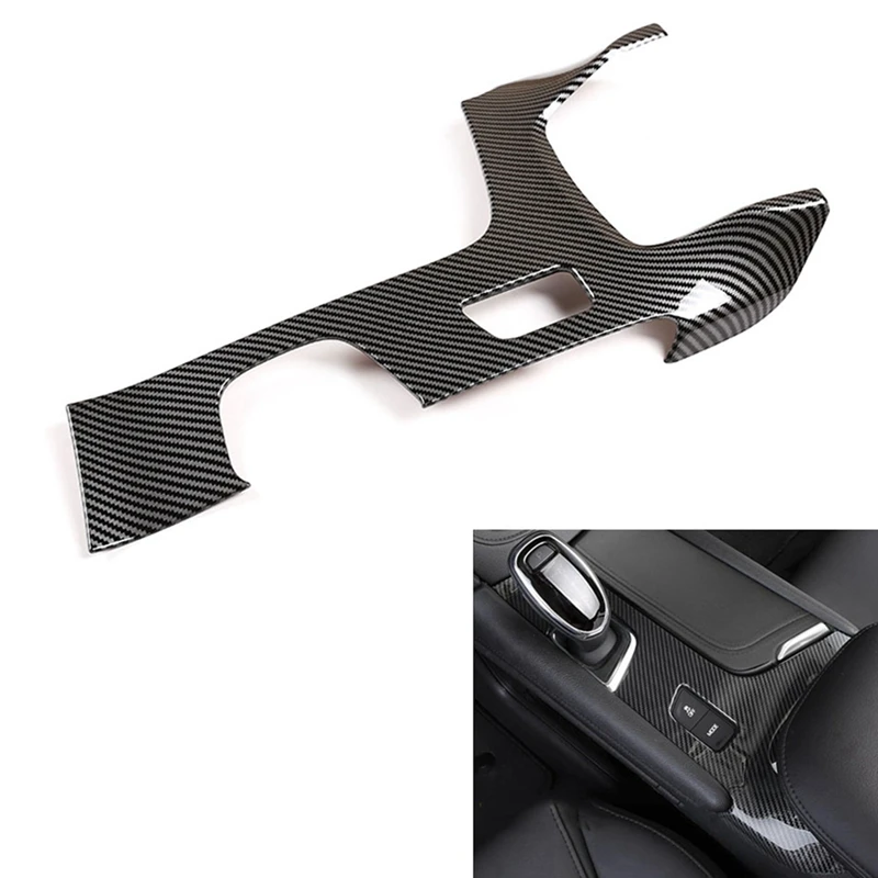 

Car Carbon Fiber Central Control Gear Shift Panel Interior Modification Trim For Cadillac XT5 2017 2018 2019