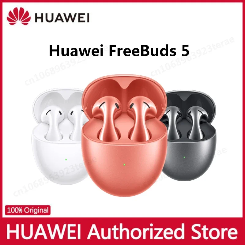 

Новинка 2023, 100% оригинальная гарнитура Huawei FreeBuds 5 TWS, Беспроводная Bluetooth-гарнитура, удобная шумоподавление