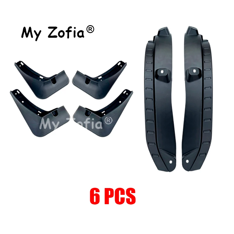 Для GAC Trumpchi S7 2025 2026, брызговик на заднее колесо автомобиля, внутренний вкладыш на крыло, комплект защиты от брызг, аксессуары для брызговиков