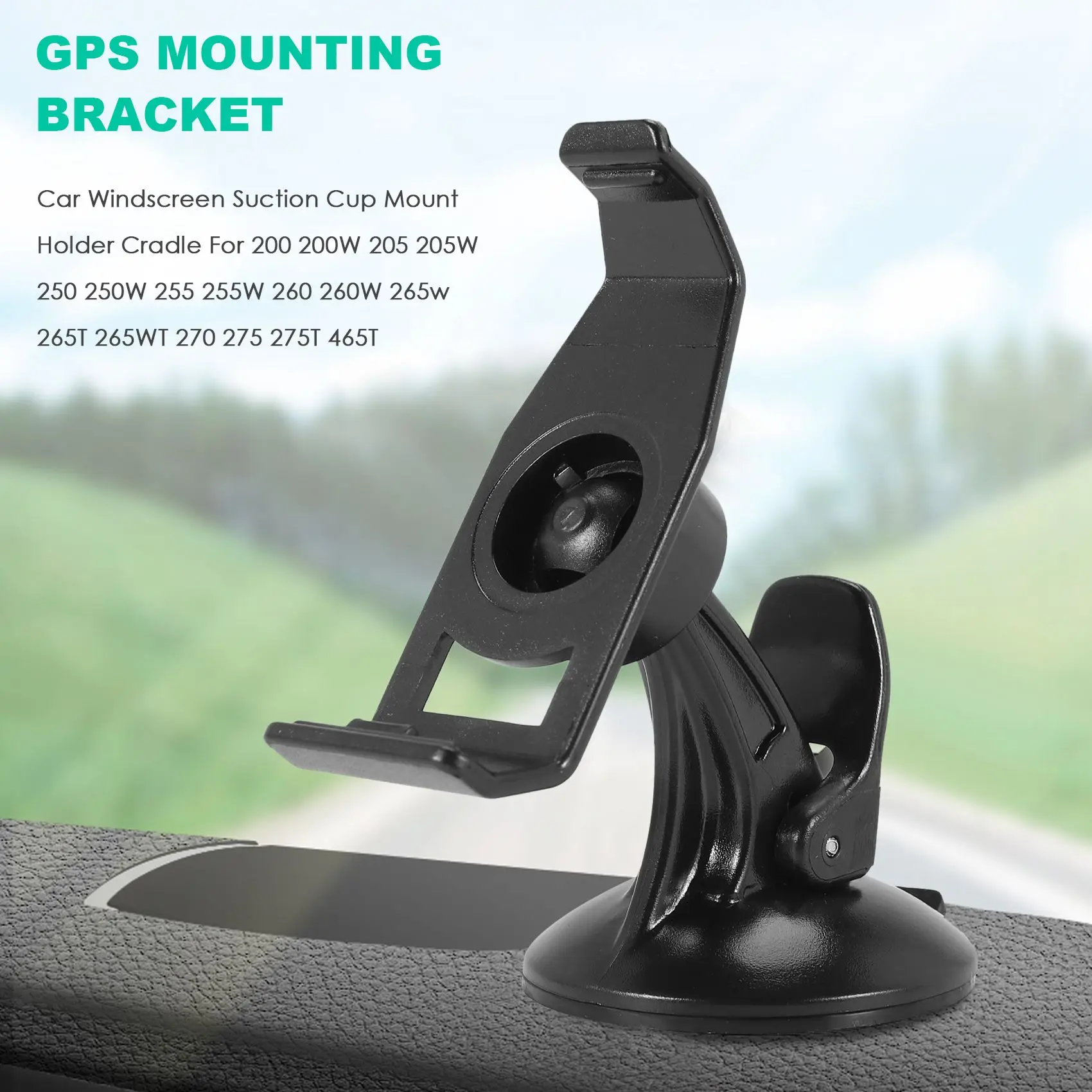 Держатель на присоске для лобового стекла автомобиля Garmin Nuvi 200 200W 205 205W 250 250W 255 255W