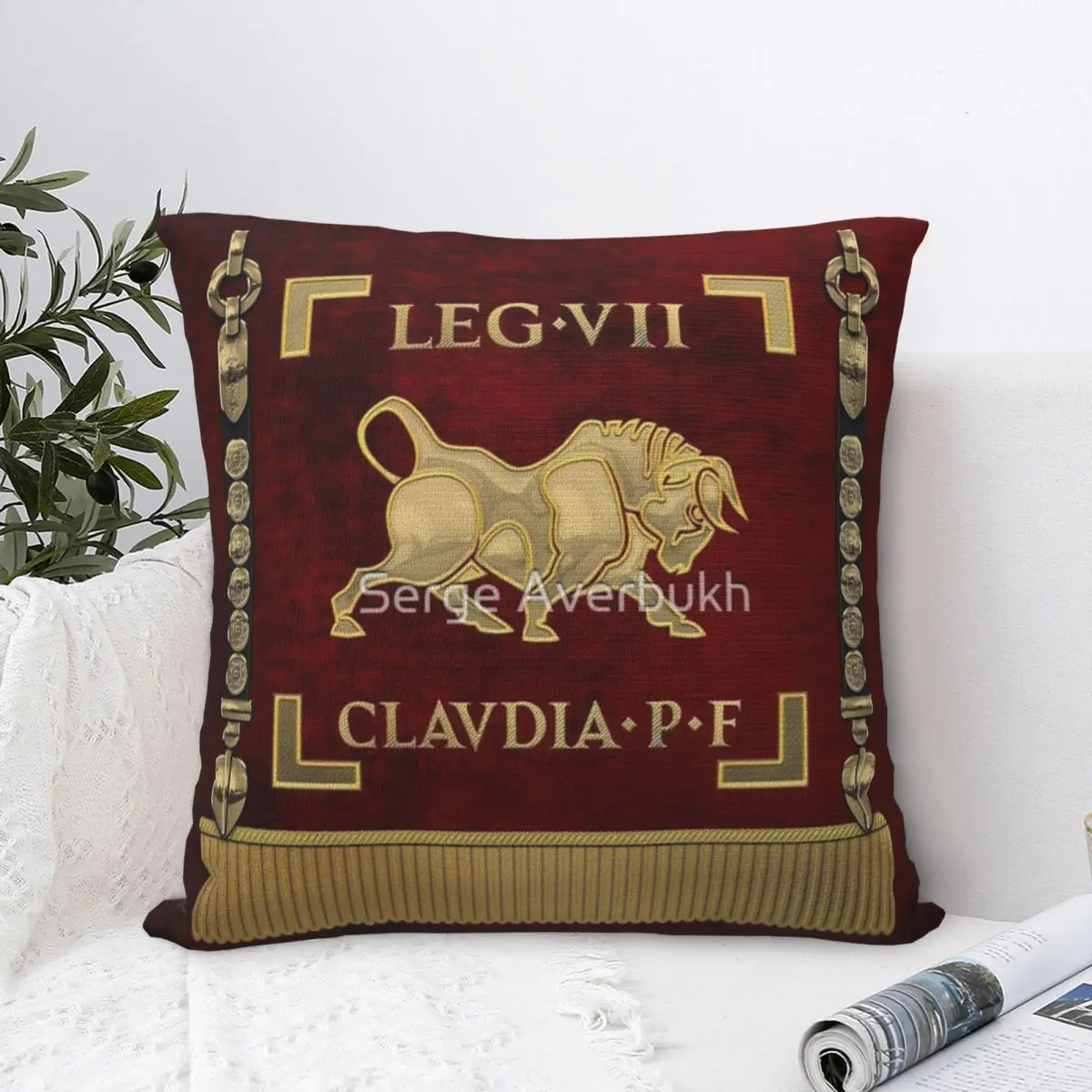 Стандартная стильная Подушка Клавдия седьмого легиона-Vexillum детской подушки