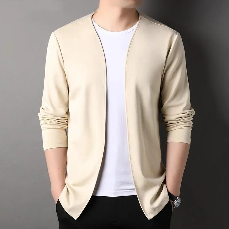 Кимоно мужское однотонное в японском стиле Классическая Повседневная модная